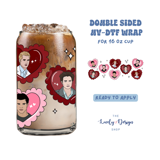 Twilight Boys - UV DTF 16 oz Libbey Cup Wrap - Aug 8