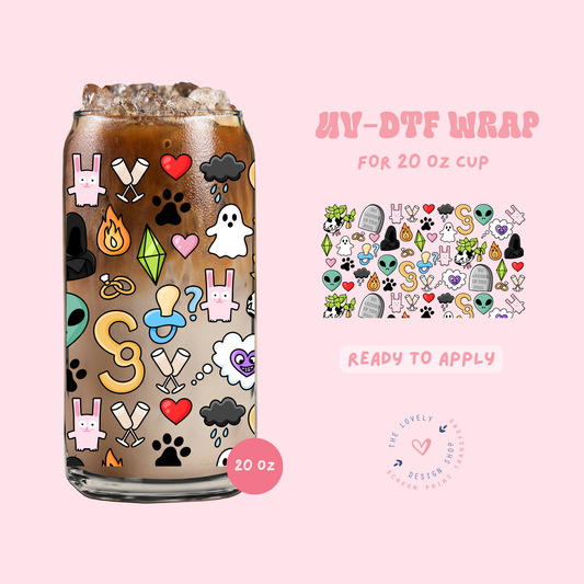 Sims - UV DTF 20 oz Libbey Cup Wrap - Apr 23