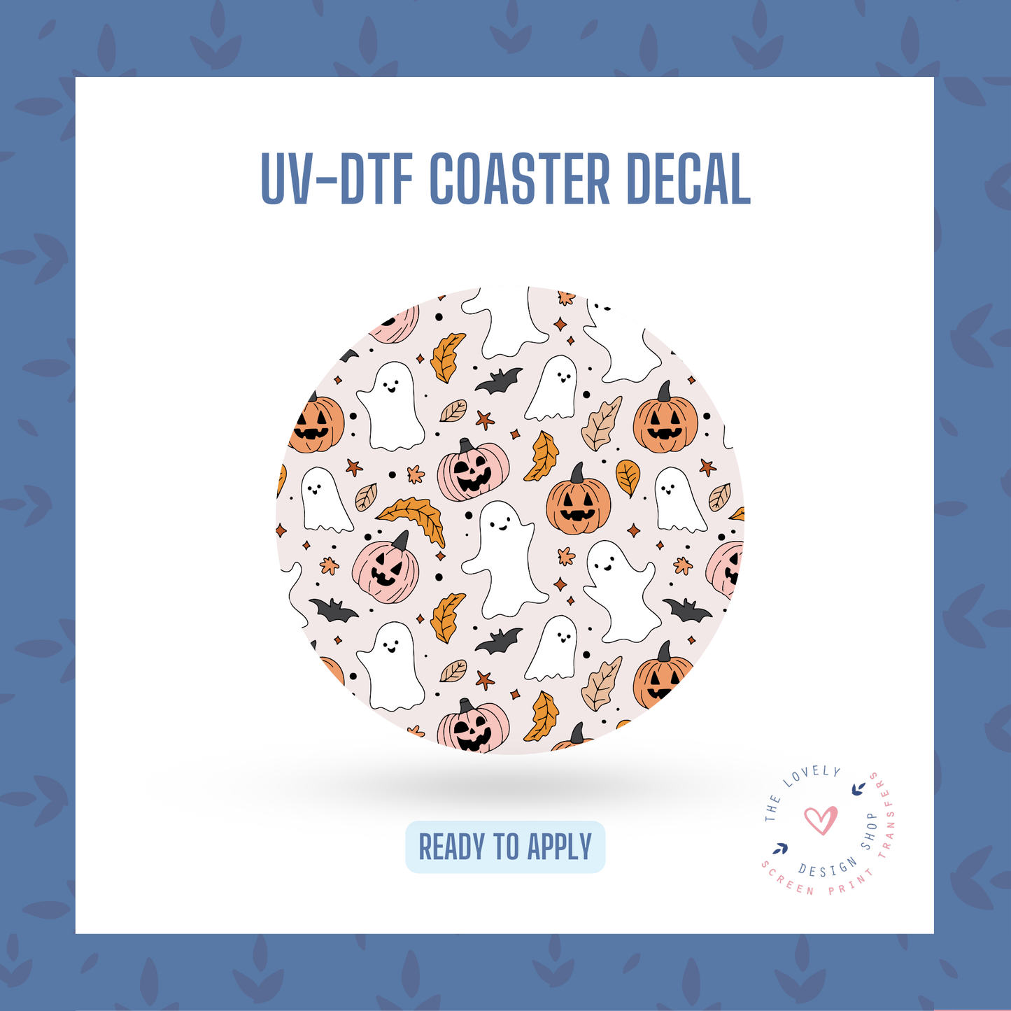 Spookalicious - UV DTF Coaster Decal - Jul 15