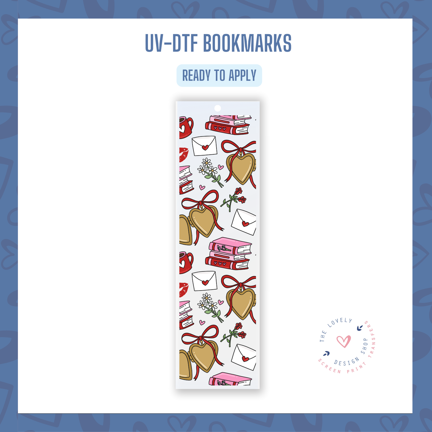 Romance - UV DTF Bookmark Decal - Jan 14