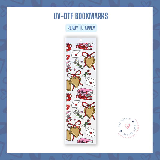 Romance - UV DTF Bookmark Decal - Jan 14
