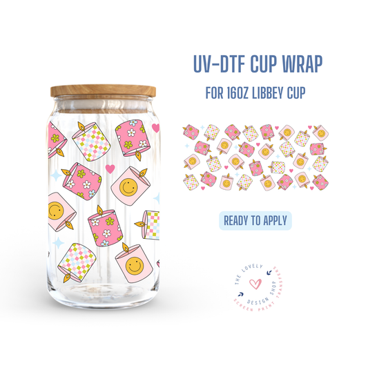 Happy Candles - UV DTF 16 oz Libbey Cup Wrap Jul 29