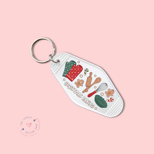 Christmas Baking -  Keychain UV DTF Decal - Sep 30