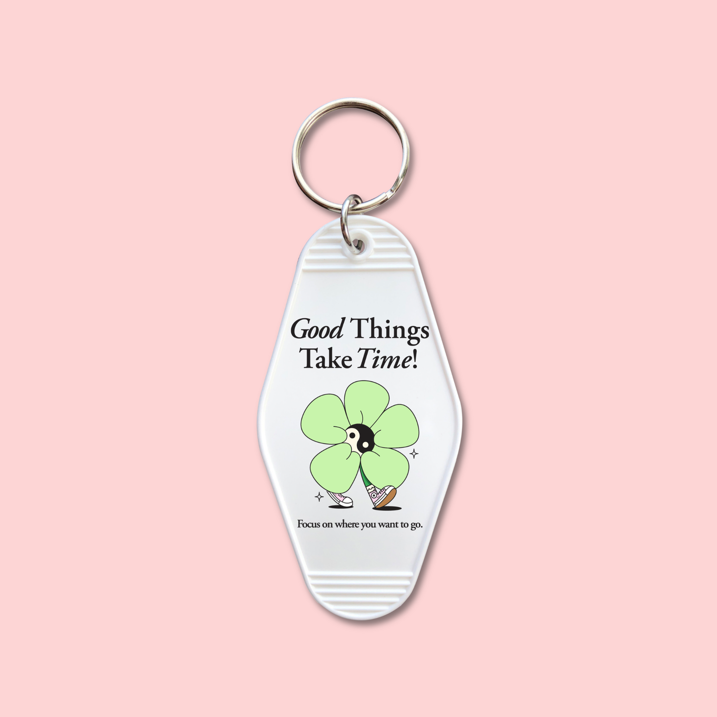Good Things Take Time  (Set of 5) -  Keychain UV DTF Decal - July 15