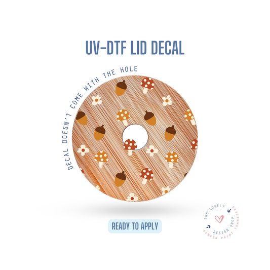 Micro Mushrooms - UV DTF Lid Decal - Sep 9