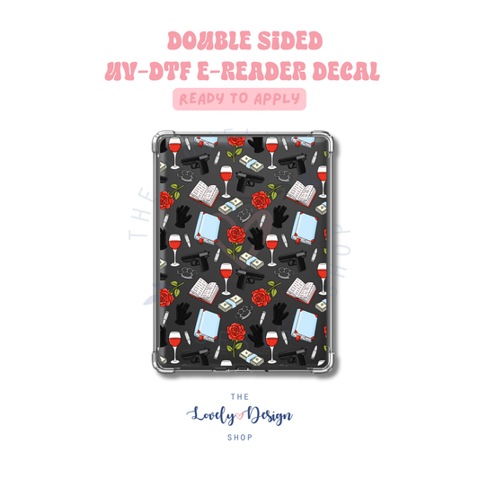 Mafia Romance - UV DTF E-Reader Decal - Aug 8