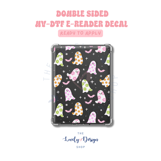 Daisy Ghosts - UV DTF E-Reader Decal - Aug 8