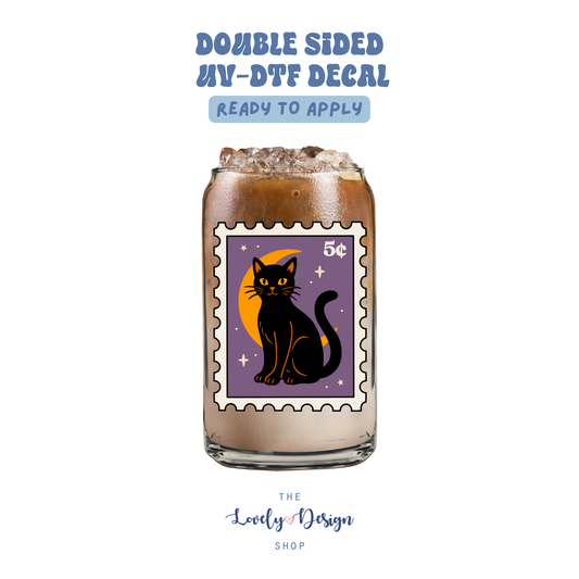 Cat Stamp - UV DTF Cup Decal - Aug 8