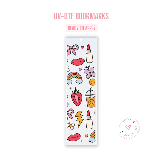 Literally Just A Girl - UV DTF Bookmark Decal (Ready to Ship) Jun 24