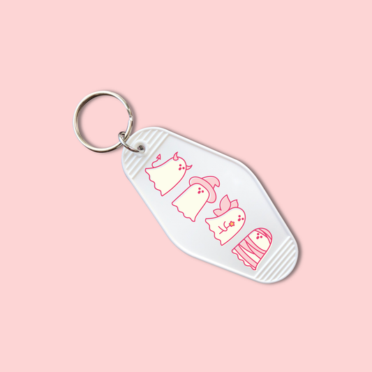Ghost Costumes (Set of 5) -  Keychain UV DTF Decal - July 15
