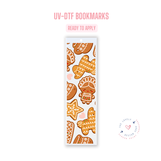 Mexican Christmas Cookies - UV DTF Bookmark Decal - Oct 21