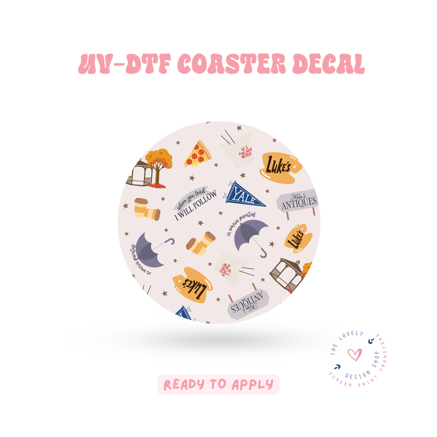 Girls Show - UV DTF Coaster Decal - Feb 24