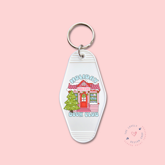 Holiday Book Club -  Keychain UV DTF Decal - Sep 16
