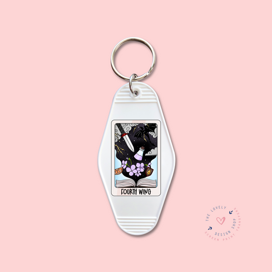 Fourth Wing -  Keychain UV DTF Decal - Sep 3