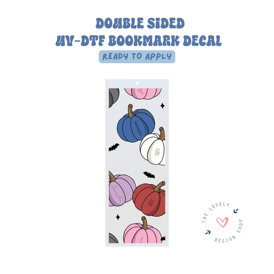 Eras Pumpkins - UV DTF Bookmark Decal - Aug 27