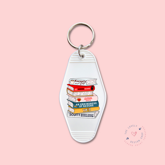 OTH Show Book Stack -  Keychain UV DTF Decal - Oct 15