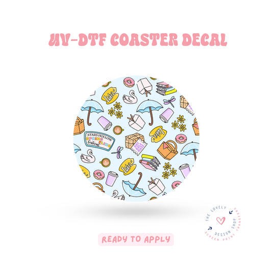 GG Show Spring Fling - UV DTF Coaster Decal - Feb 4