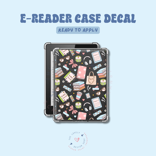 Bookish Essentials - UV DTF E-Reader Decal Jun 11