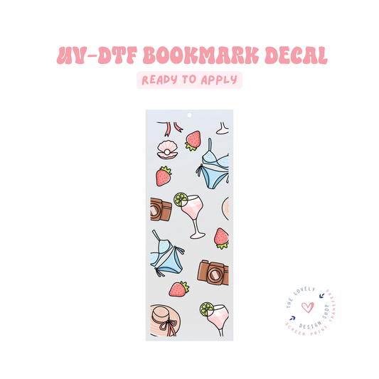 Soft Summer - UV DTF Bookmark Decal - Jun 11