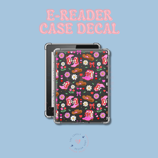 Cowgal Garden - UV DTF E-Reader Decal - Jan 20