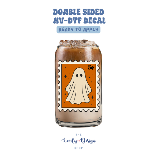 Ghost Stamp - UV DTF Cup Decal - Aug 8