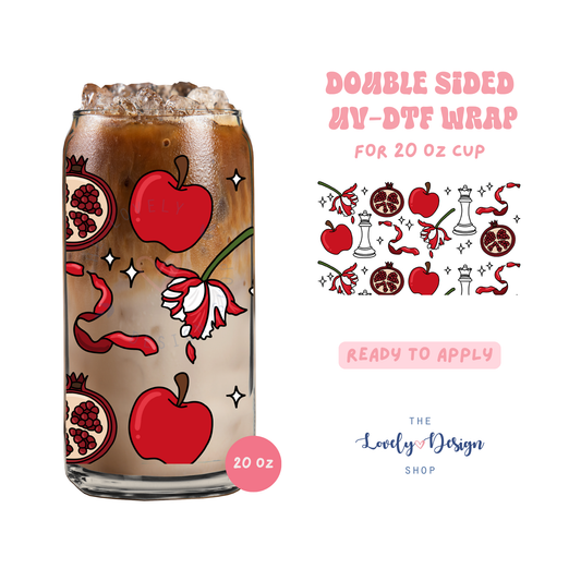 Twilight Book Items - UV DTF 20 oz Libbey Cup Wrap - Sep 15