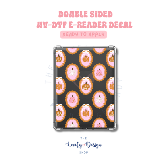 Pumpkin Frames - UV DTF E-Reader Decal - Aug 8