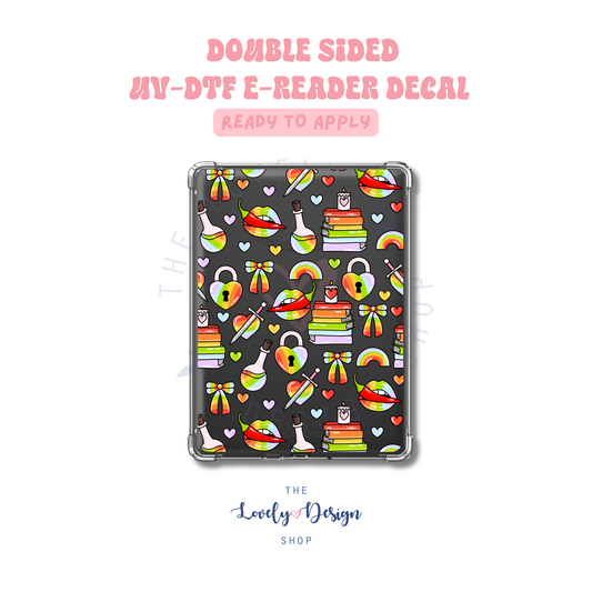 Rainbow Elements - UV DTF E-Reader Decal - Aug 8