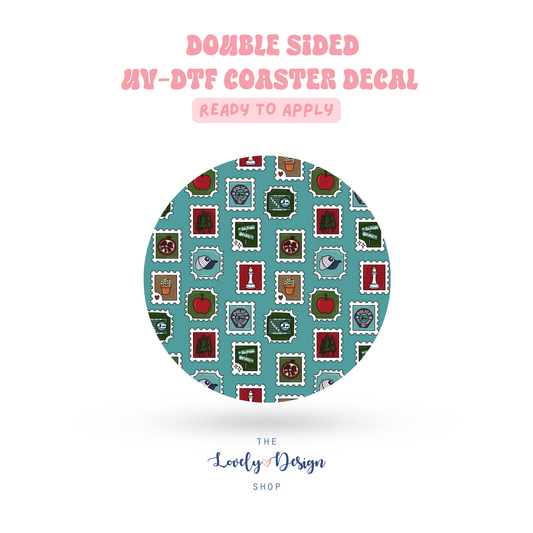Twilight Stamps - UV DTF Coaster Decal - Sep 15