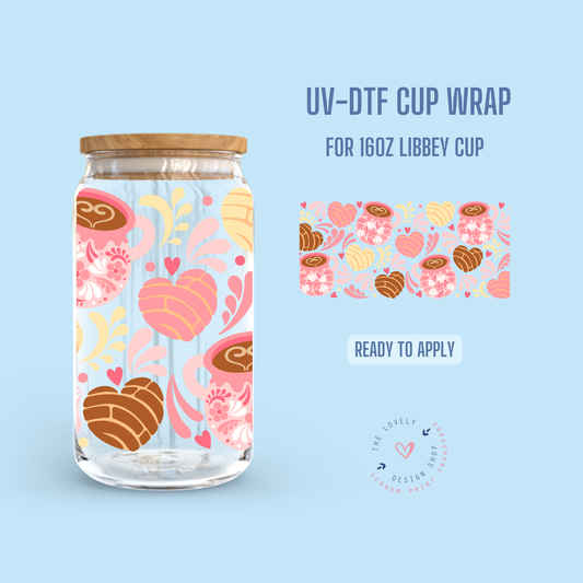 Talavera Cantarito - UV DTF 16 oz Libbey Cup Wrap (Ready to Ship) May 28