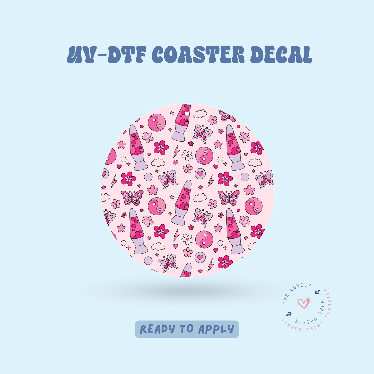 Y2K Moments - UV DTF Coaster Decal - Feb 19
