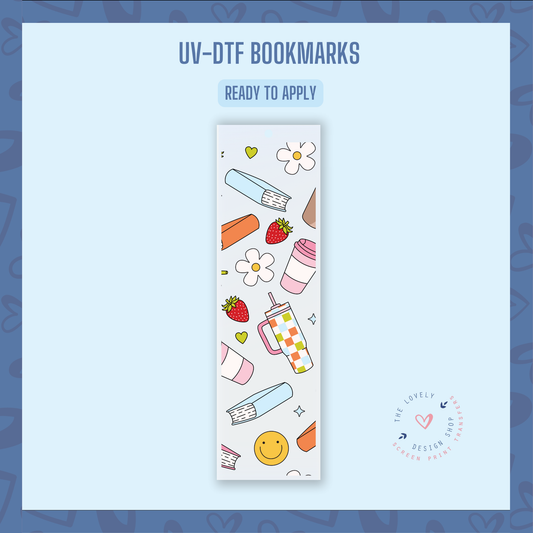 Bookish Girlie - UV DTF Bookmark Decal - Jul 15