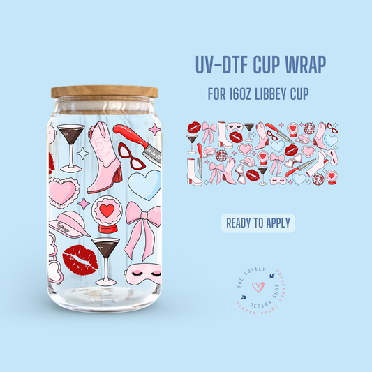 Sabrina - UV DTF 16 oz Libbey Cup Wrap - Oct 21