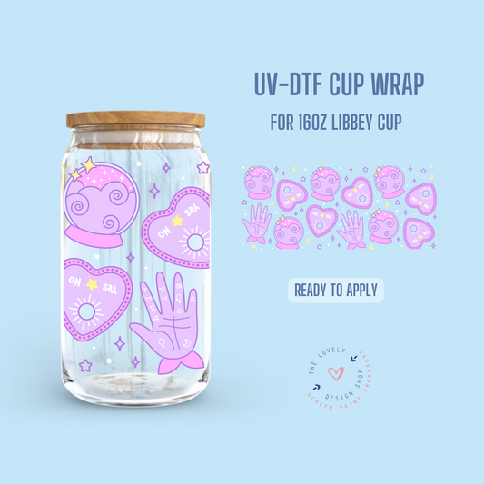 Crystal Ball - UV DTF 16 oz Libbey Cup Wrap - Sep 23