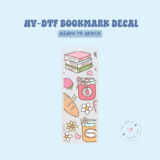 Blush Picnic Time - UV DTF Bookmark Decal - Feb 24