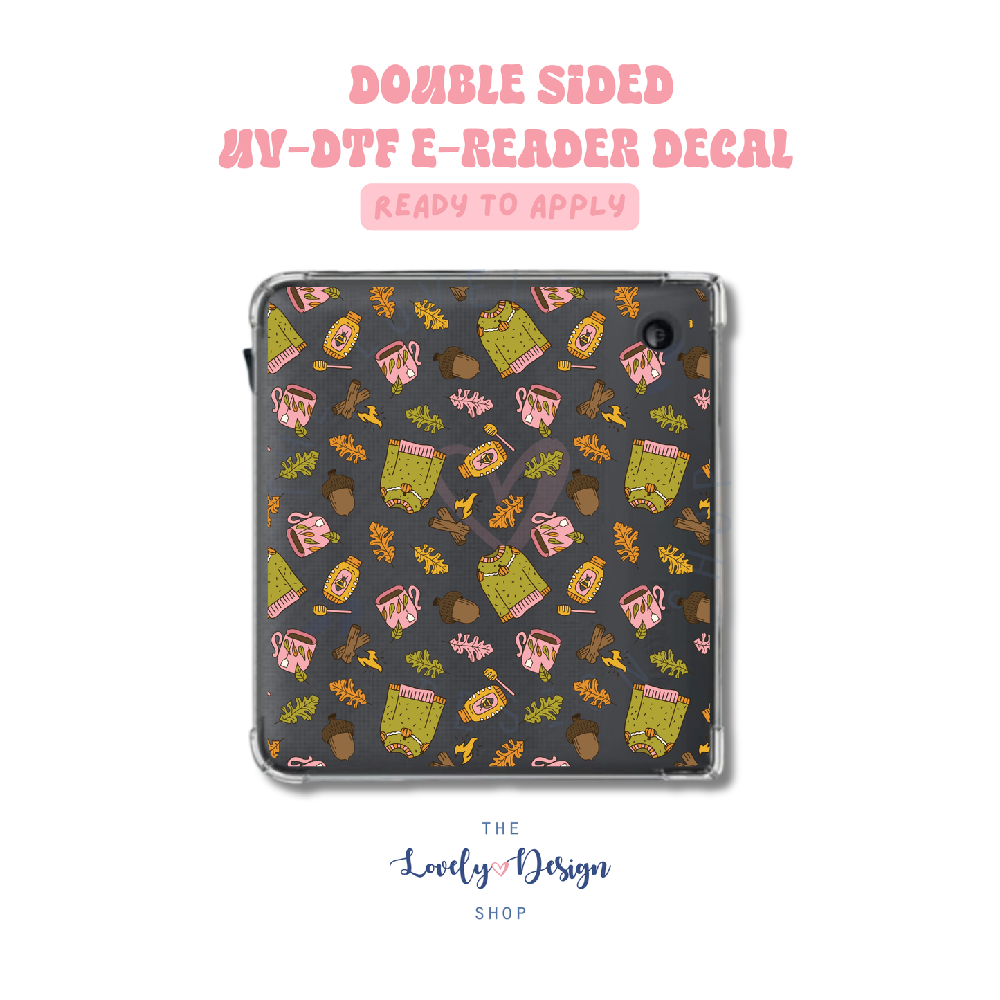 Autumn Nights - UV DTF E-Reader Decal - Aug 27