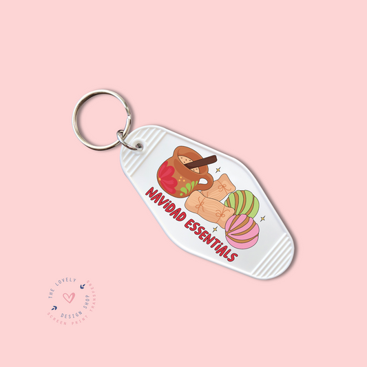 Navidad Essentials -  Keychain UV DTF Decal - Sep 30
