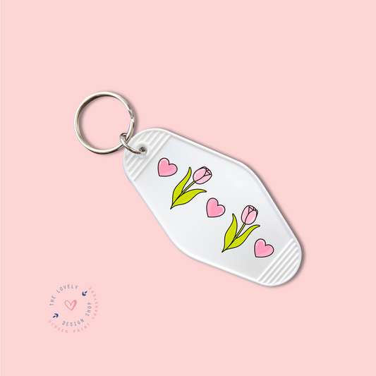 Soft Tulip - Keychain UV DTF Decal - Dec 23