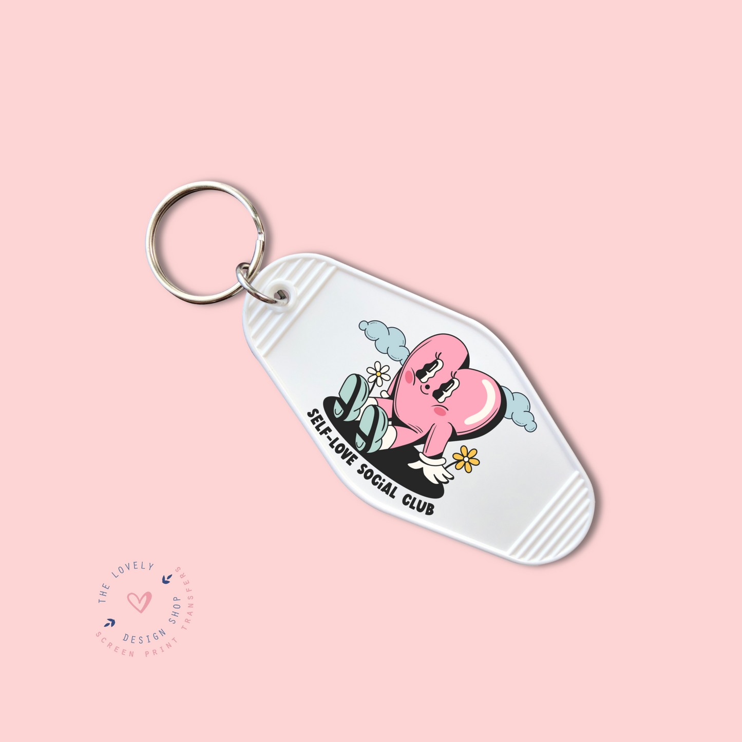 Self Love Social Club - Keychain UV DTF Decal - Dec 9