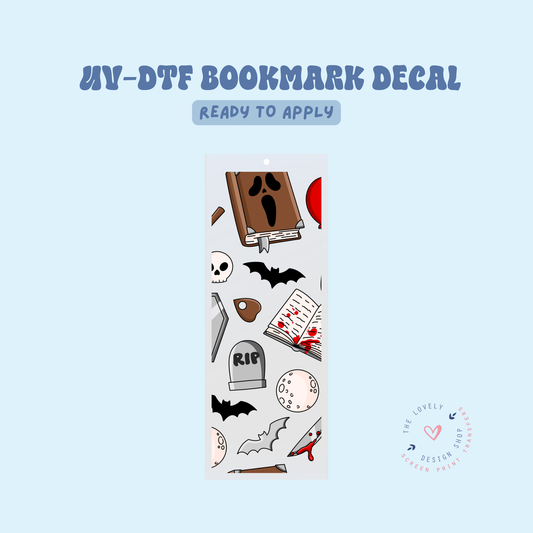 Horror - UV DTF Bookmark Decal - Jun 11