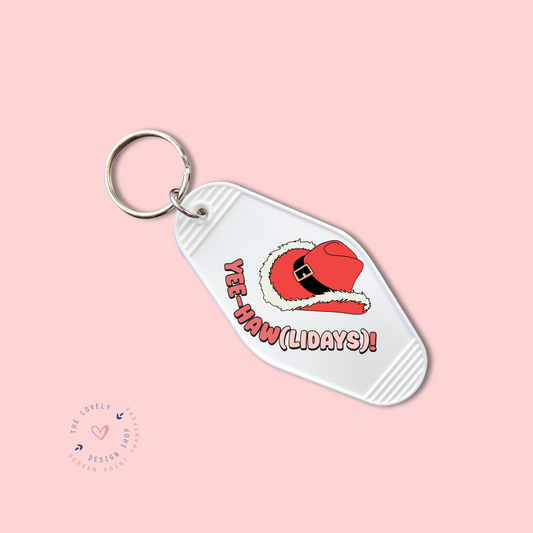 Yes-Haw(lidays)! -  Keychain UV DTF Decal - Oct 28