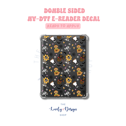 Spooky Pups - UV DTF E-Reader Decal - Aug 8