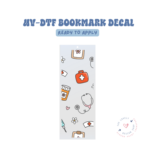 Health Care - UV DTF Bookmark Decal - Feb 4