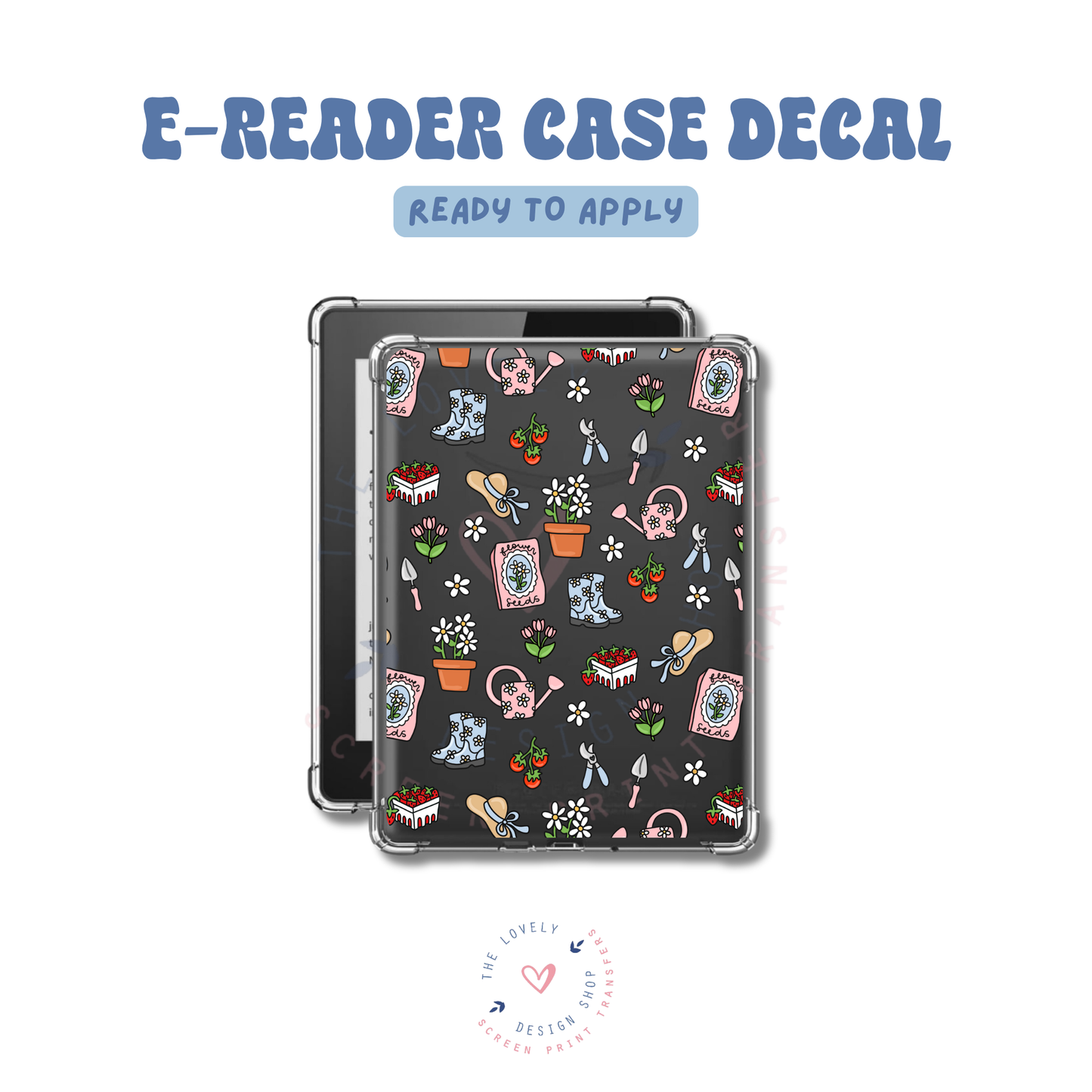 Garden Love - UV DTF E-Reader Decal Jun 11