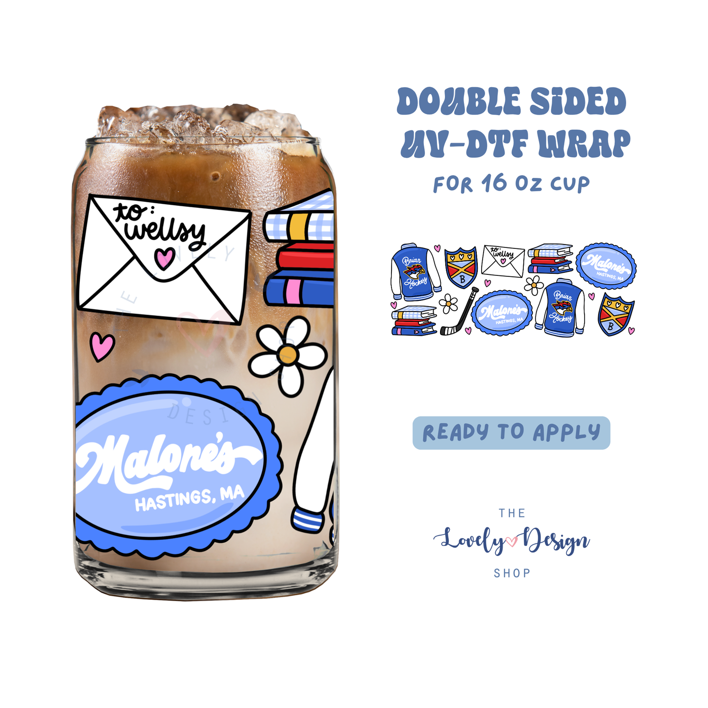 Campus Life 3 - UV DTF 16 oz Libbey Cup Wrap - July 24