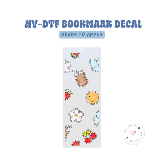 Stickers - UV DTF Bookmark Decal - Apr 23