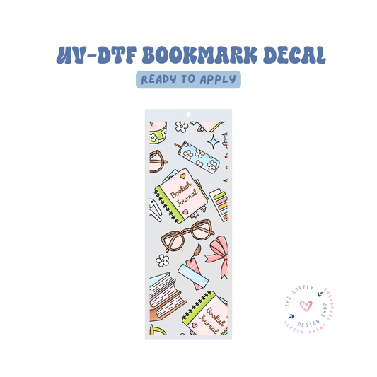 Bookish Essentials - UV DTF Bookmark Decal - Jun 11
