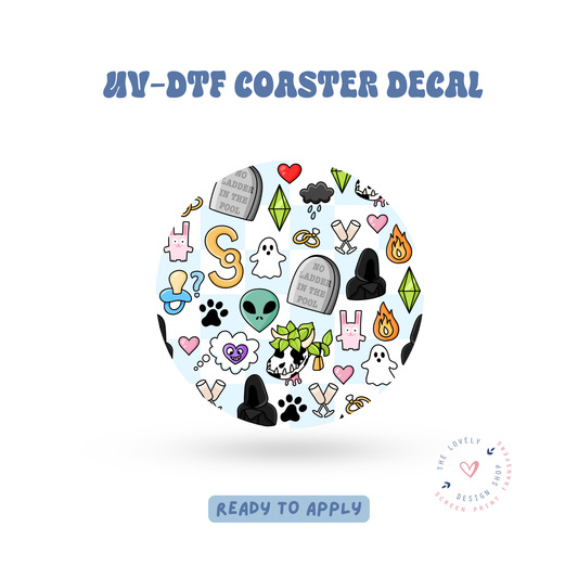 Sims - UV DTF Coaster Decal - Apr 23