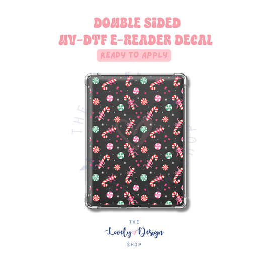 Xmas Candy - UV DTF E-Reader Decal - Sep 15