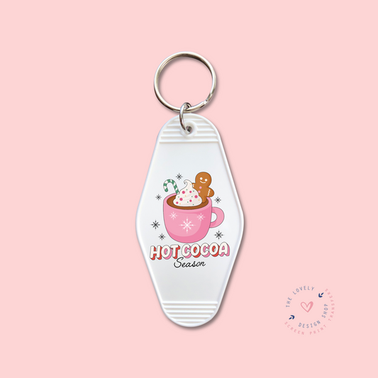 Hot Cocoa Season -  Keychain UV DTF Decal - Sep 16